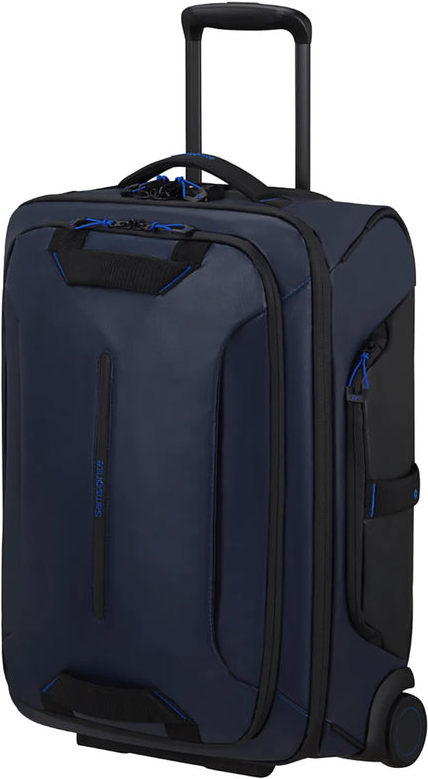 Samsonite Ecodiver 55 cm Wheeled Duffle - Blue Nights front view for size comparison