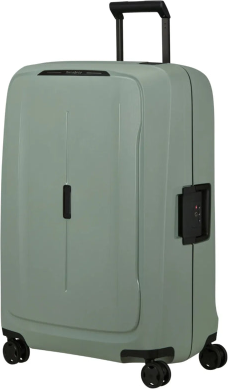 Samsonite Essens 75 cm Spinner Suitcase - Sage front view for size comparison