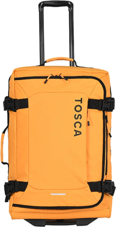 Tosca Delta 60 cm Upright Wheeled Duffle Bag - Yellow front view for size comparison
