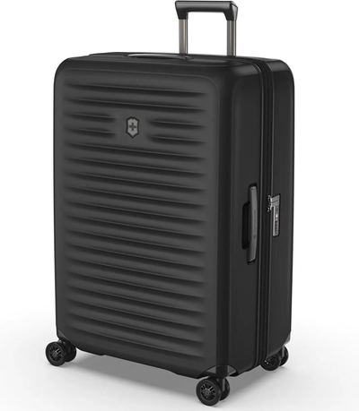 Victorinox Airox Advanced 75 cm Large Hardside Suitcase - Black shown to scale