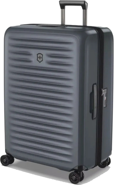 Victorinox Airox Advanced 75 cm Large Hardside Suitcase - Storm shown to scale