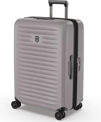 Victorinox Airox Advanced 69 cm Medium Hardside Suitcase - Stone White front view for size comparison
