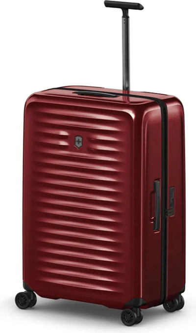 Victorinox Airox Large 75 cm Hardside Suitcase - Victorinox Red shown to scale