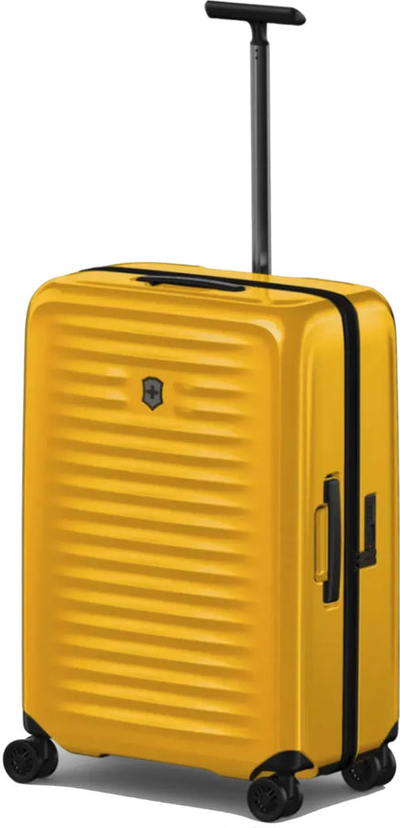 Victorinox Airox Medium 69 cm Hardside Suitcase - Yellow front view for size comparison