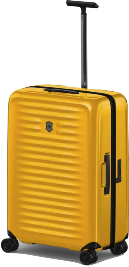 Victorinox Airox Medium 69 cm Hardside Suitcase - Yellow front view for size comparison