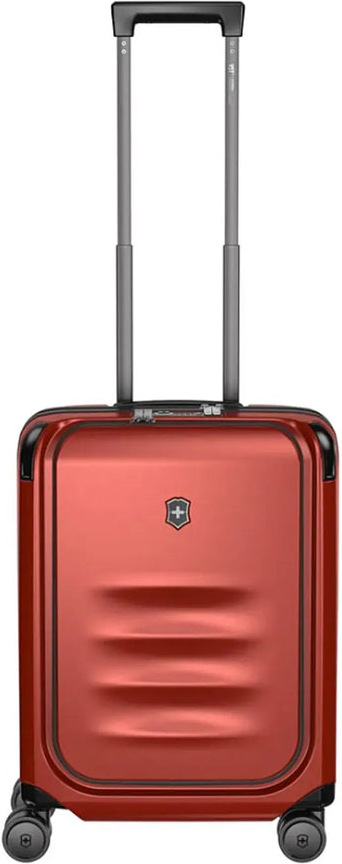 Victorinox Spectra 3.0 - 55 cm Expandable Global Carry-on Suitcase - Red front view for size comparison