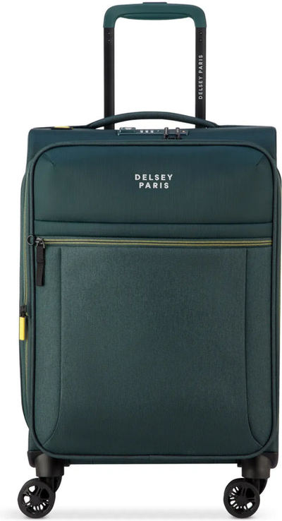 tu-delsey-brochant-3-55-cm-4-wheel-expandable-carry-on-suitcase-pine front view for size comparison
