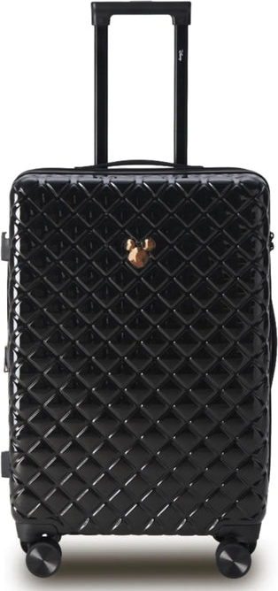 Disney Mickey 66 cm spinner suitcase Black, front view, trimmed for size comparison