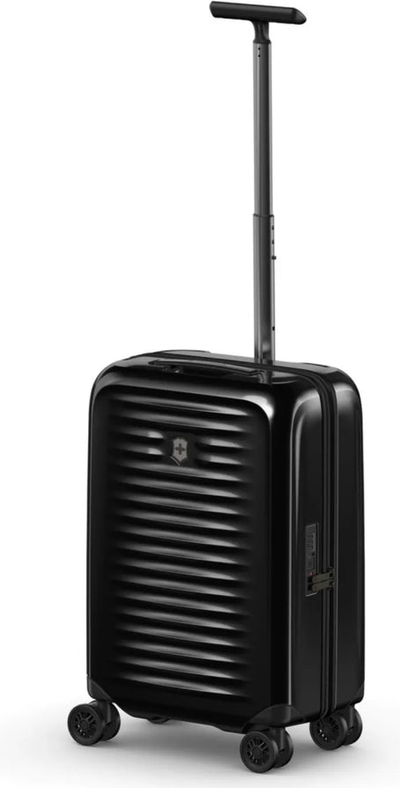 tu-victorinox-airox-frequent-flyer-55-cm-hardside-carry-on-suitcase-black front view for size comparison