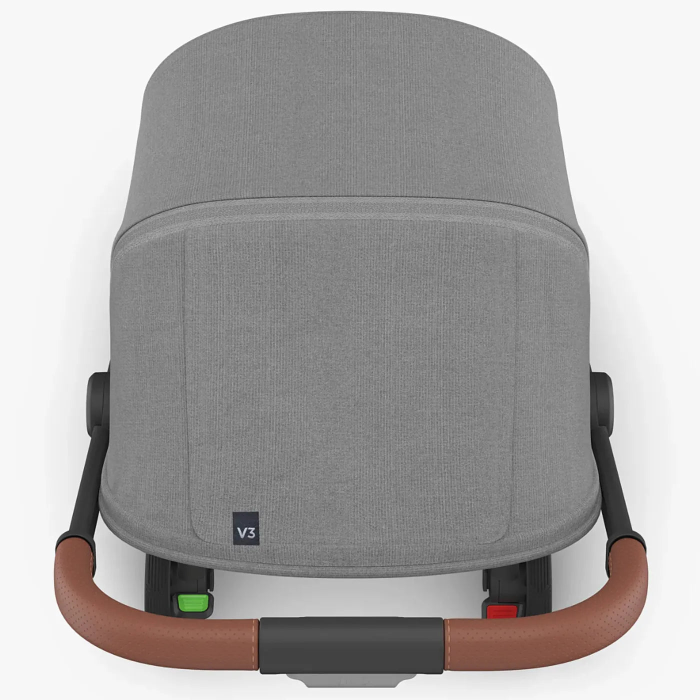UPPAbaby MINU V3 - Travel Pram / Stroller - Greyson (Charcoal / Carbon / Saddle Leather)