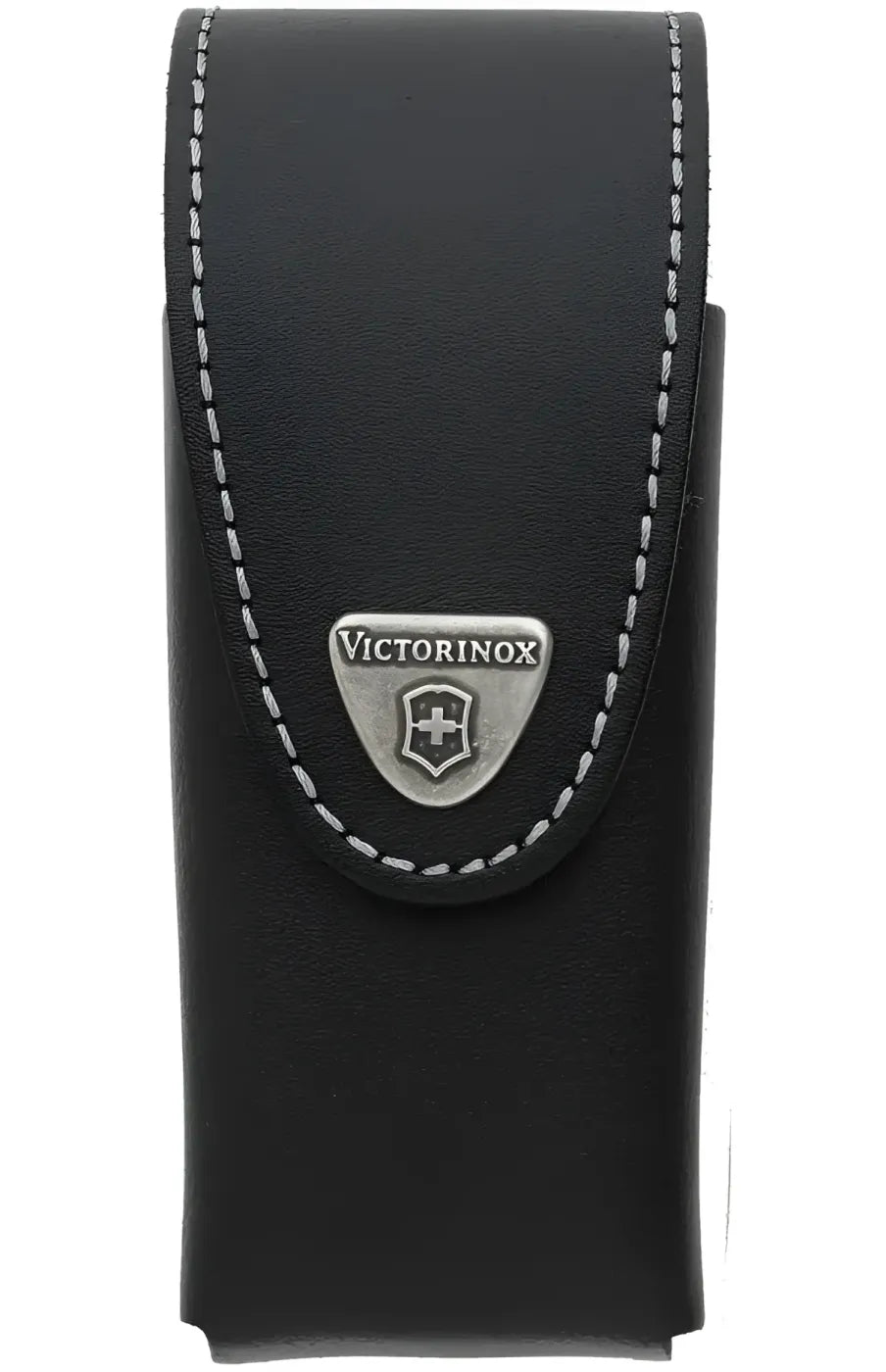 Victorinox Black Leather Pouch 4-6 Layers - 111mm long - For SwissTools and Large Swiss Army Knives