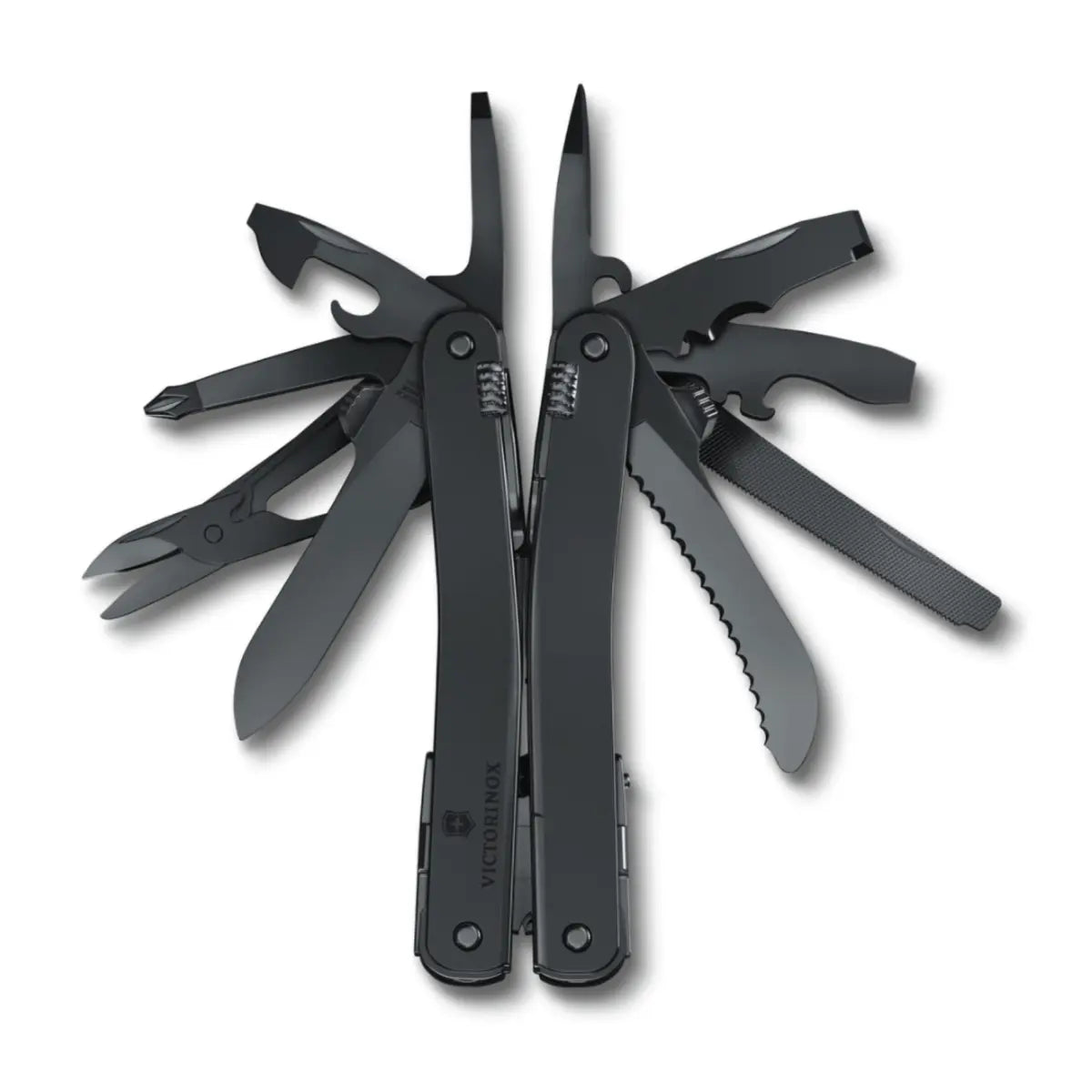 Swiss made multi-tool with 24 lockable functions