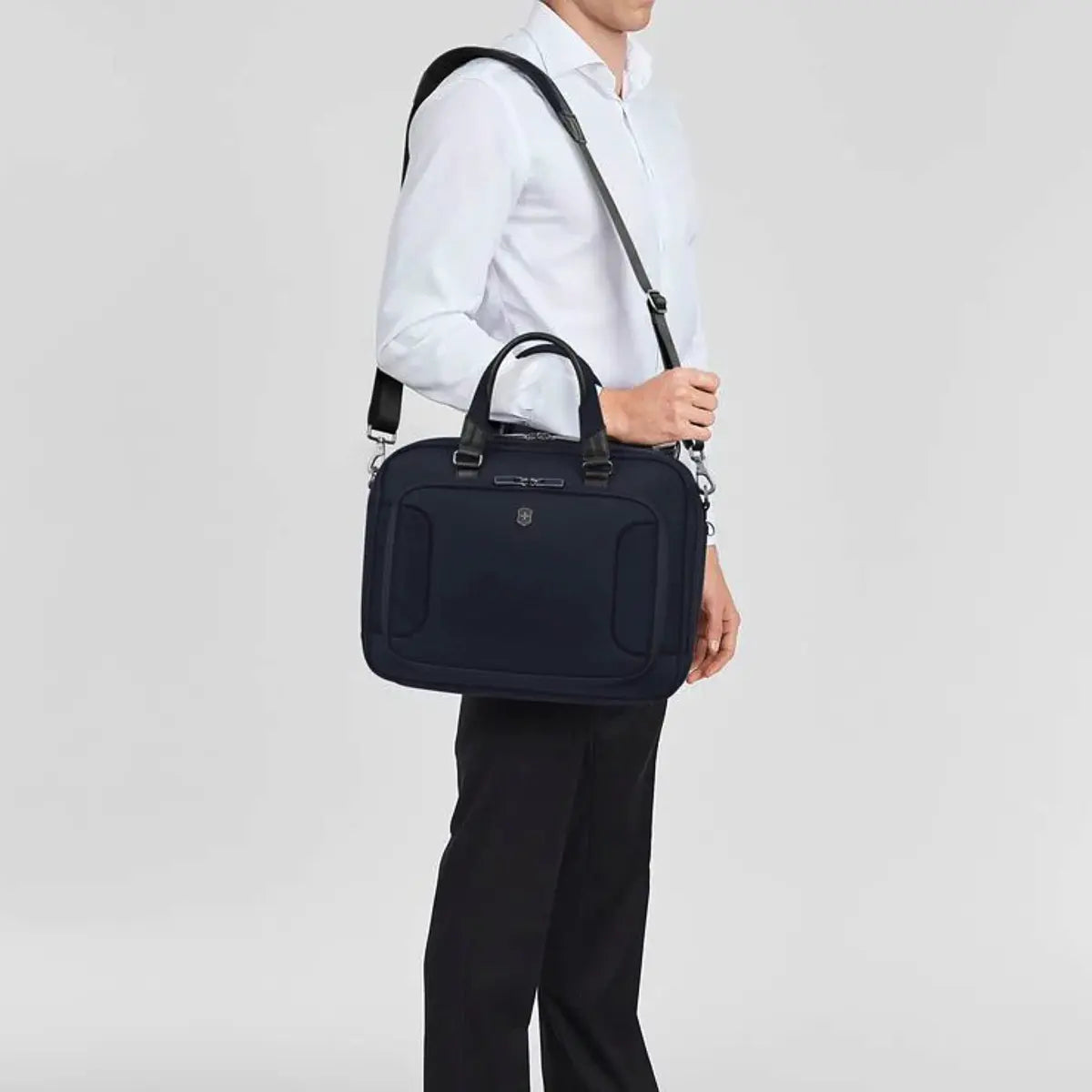 Victorinox Werks Traveller 7.0 Compact 14’’ Laptop Briefcase - Navy Blue