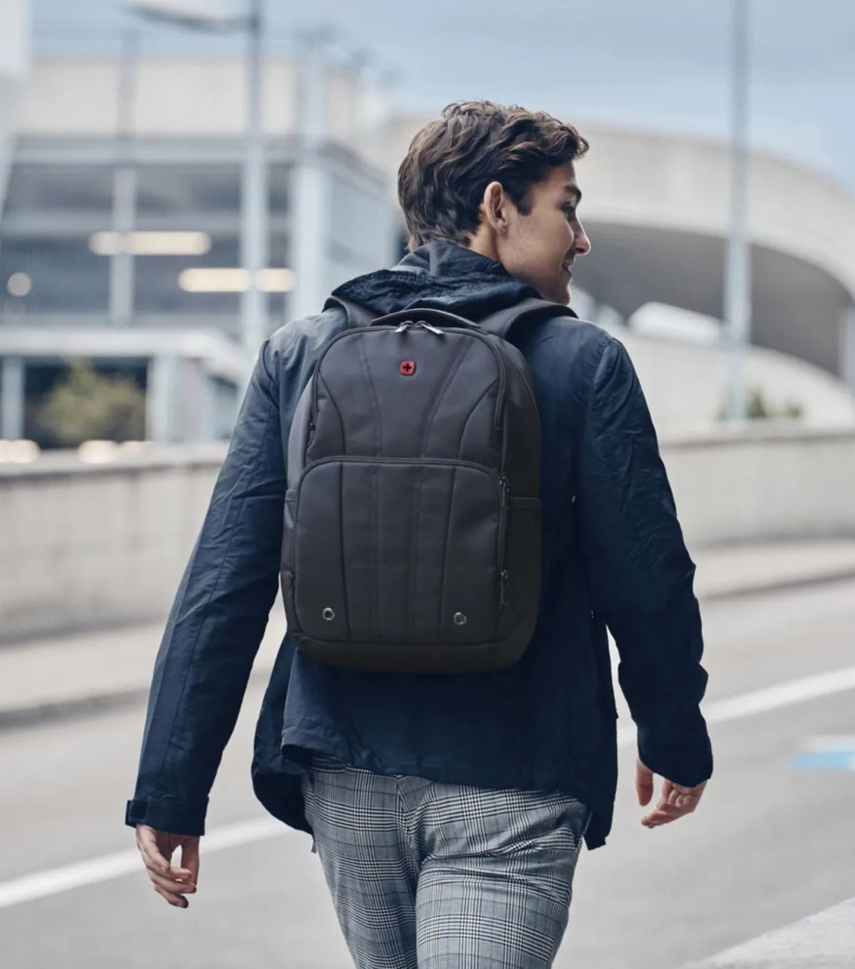 Wenger BC Mark Slimline 12'' - 14'' Laptop Backpack - Black