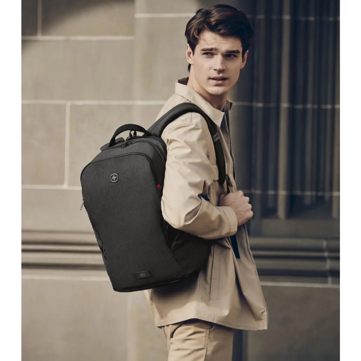 Wenger MX Light 16" Laptop Backpack - Heather Grey