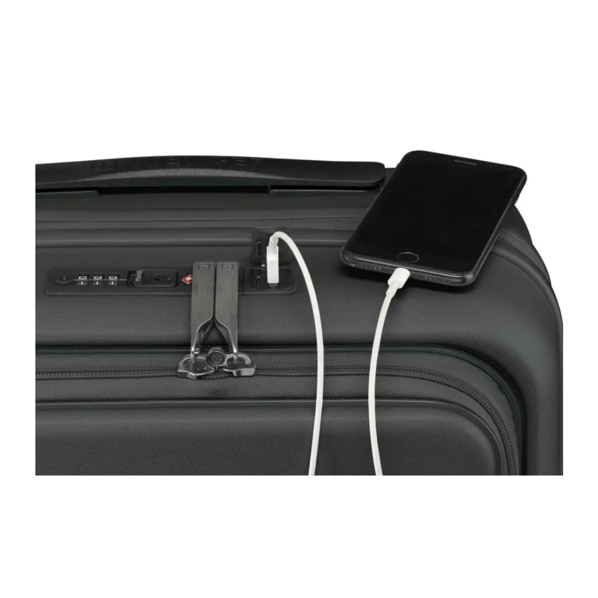 Wenger Skyon 2 Piece Hardside Suitcase Set (Carry-On and Large Size) - Anthracite