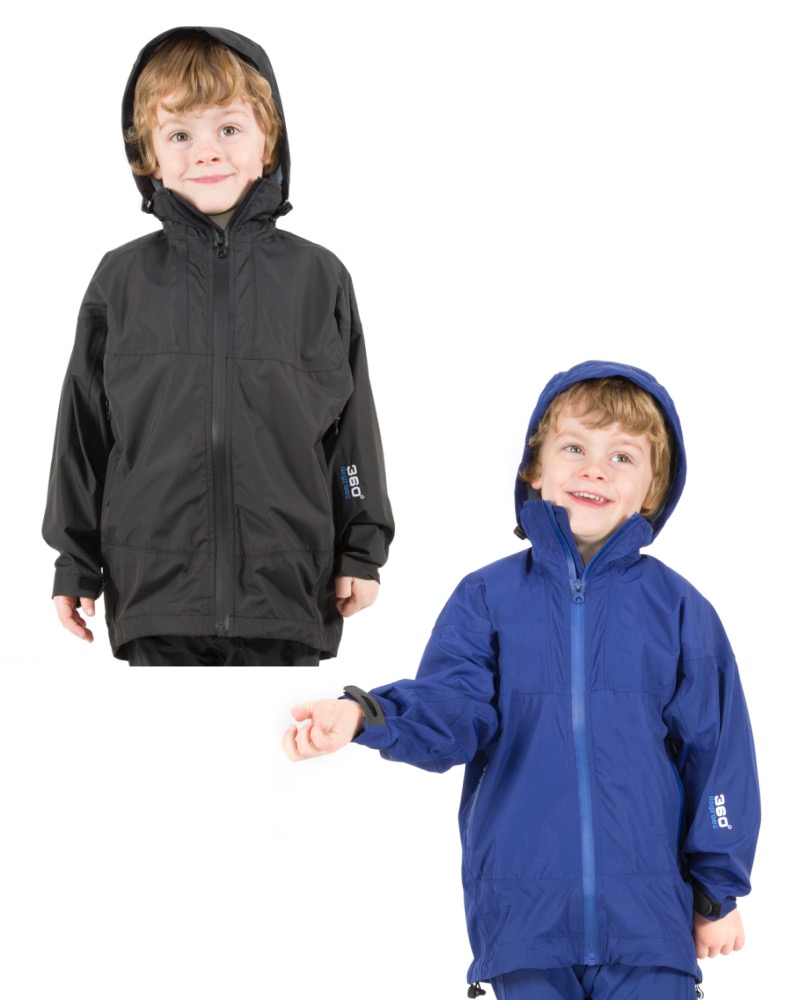 360 Degrees Kids Stratus Waterproof Jacket - Available in 2 Sizes and ...