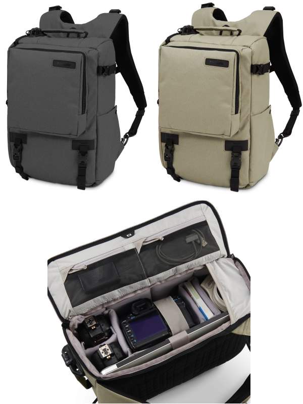 Pacsafe Camsafe Z16 : Anti-Theft Camera and Laptop Backpack by Pacsafe ...