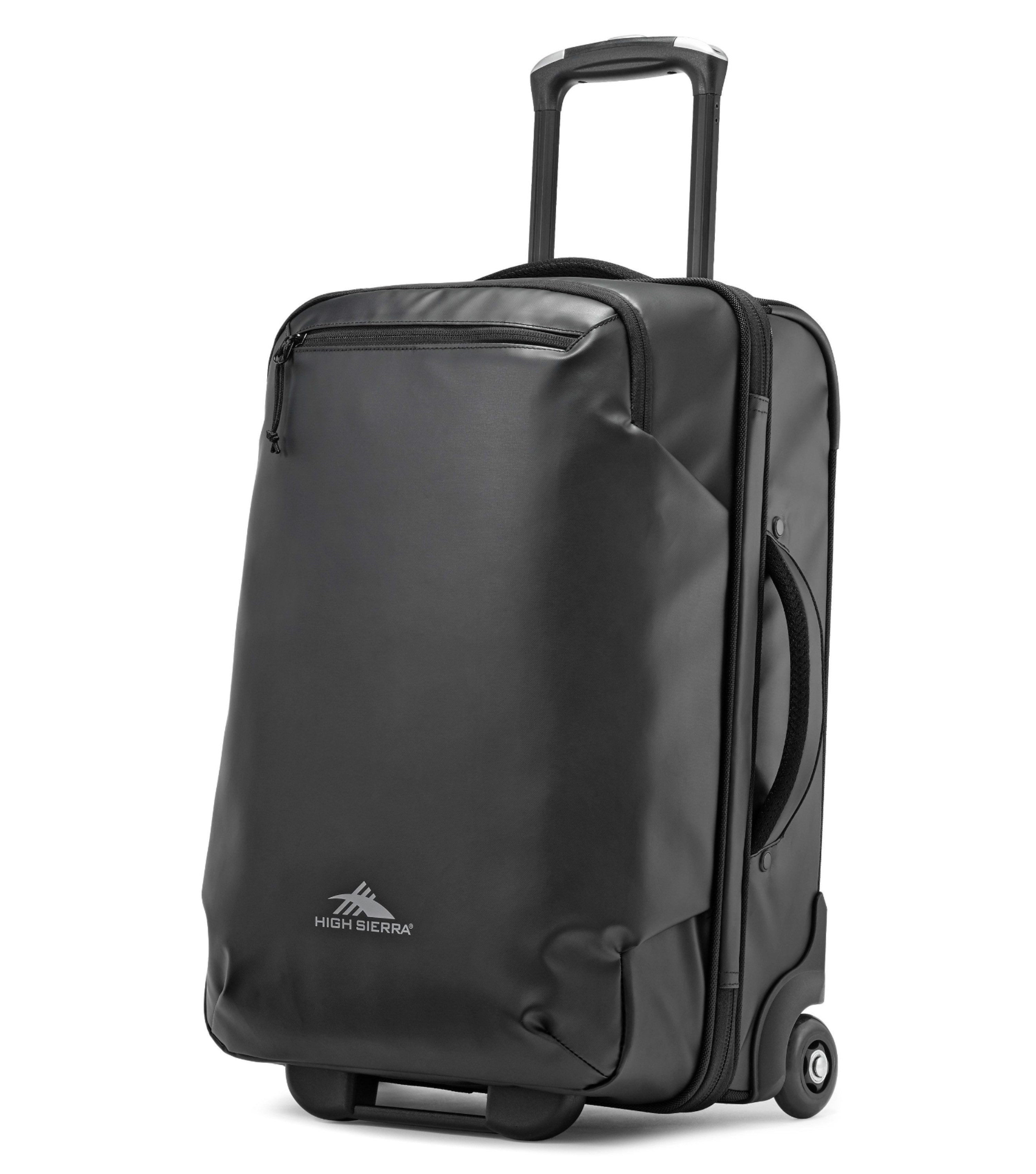 High Sierra Rossby 56cm Upright Wheeled Travel Duffle - Black / Black ...