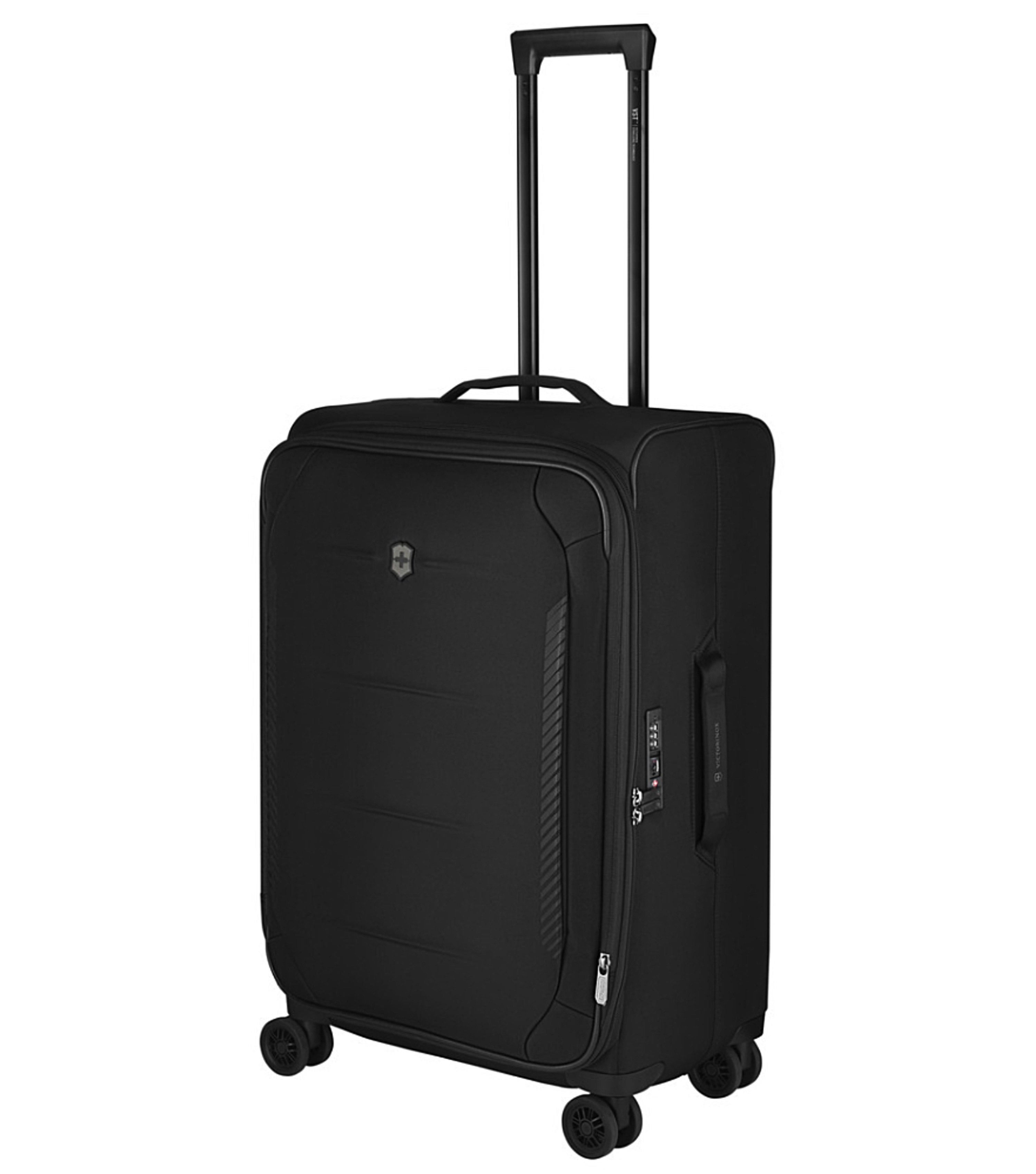 Victorinox Crosslight 68 cm Medium Expandable Softside Luggage - Black ...