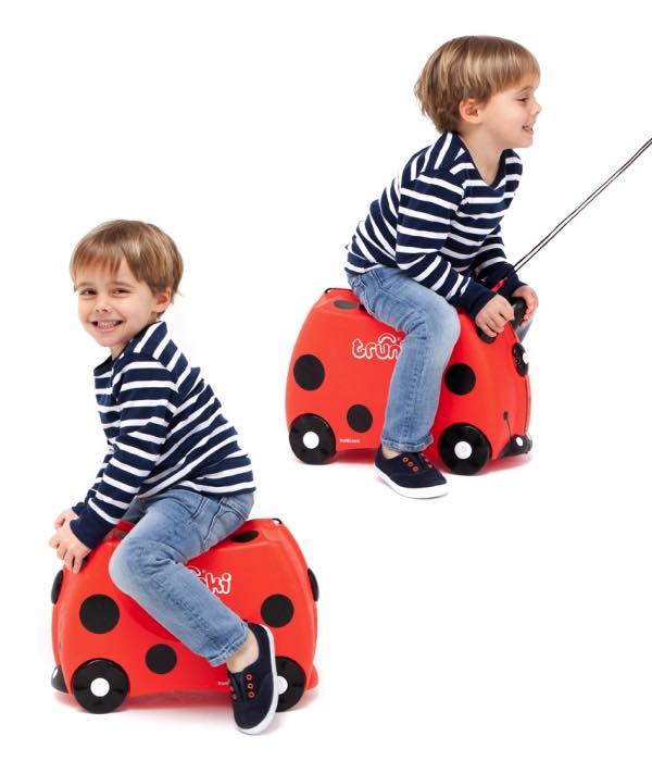 Harley Ladybird - Ride on Suitcase - Red : Trunki