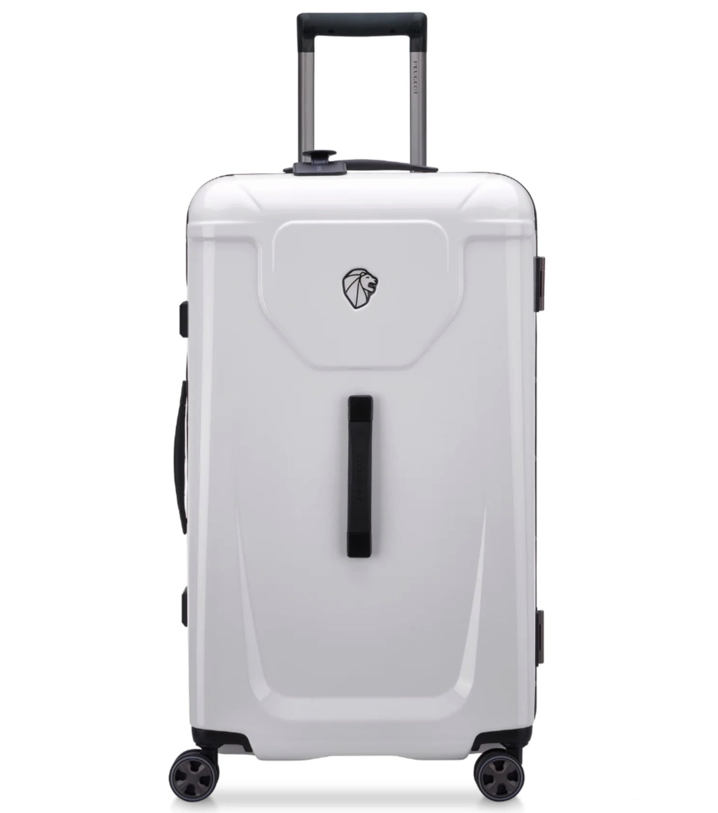 Delsey Peugeot 73 cm 4-Wheel Trunk Luggage - White