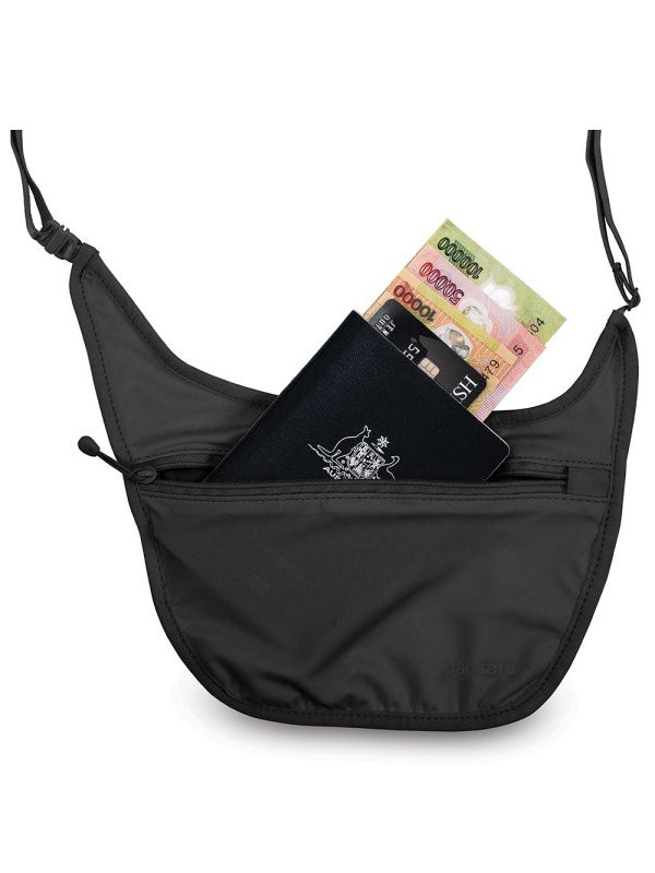 Sized for passports, credit cards and cash (Please note : Contents for display purpose only)