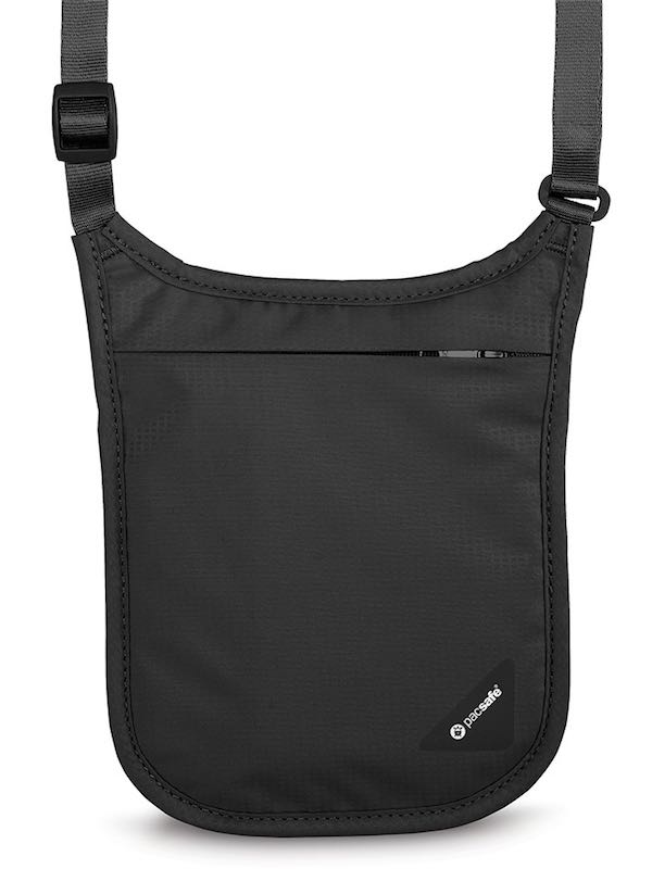 Coversafe V75 : RFID Blocking Neck Pouch - Black : Pacsafe