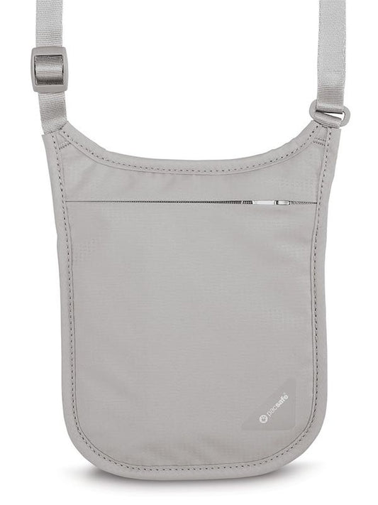 RFID Blocking Neck Pouch - Coversafe V75 - Grey : Pacsafe