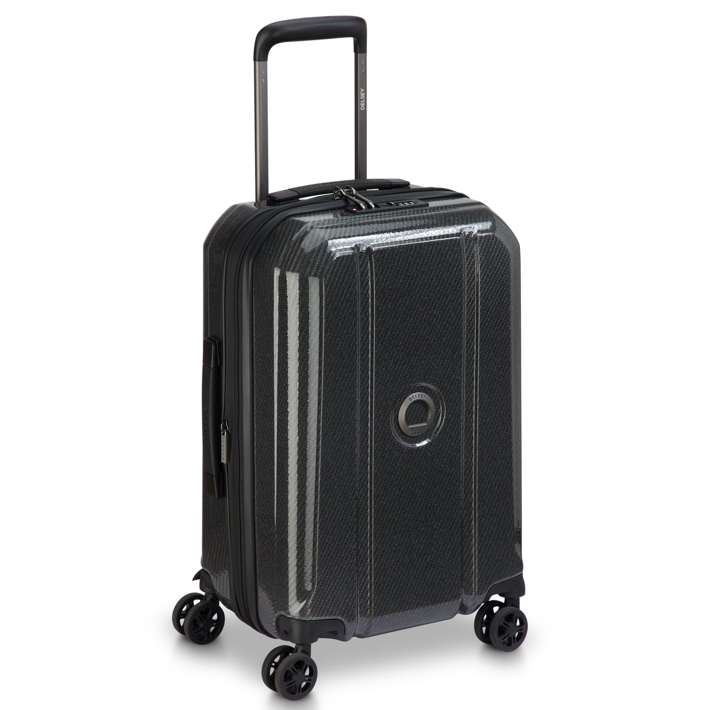 Delsey Helium Ultimate 55 cm 4-Wheel Expandable Carry-on Suitcase - Anthracite