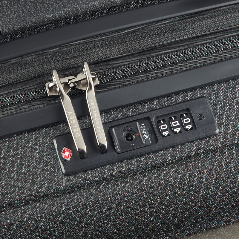 Delsey Helium Ultimate 55 cm 4-Wheel Expandable Carry-on Suitcase - Anthracite