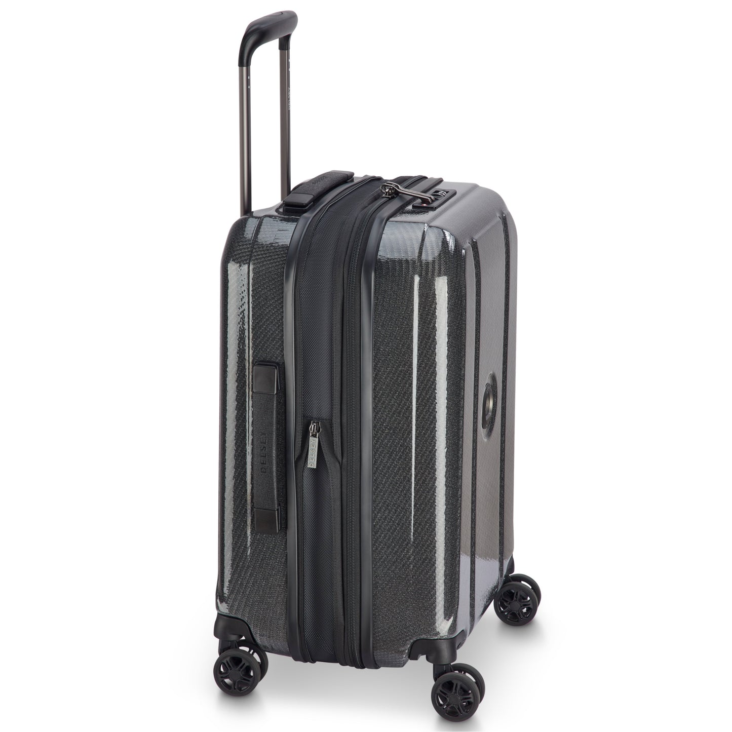 Delsey Helium Ultimate 55 cm 4-Wheel Expandable Carry-on Suitcase - Anthracite