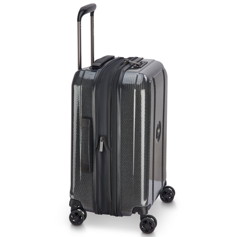 Delsey Helium Ultimate 55 cm 4-Wheel Expandable Carry-on Suitcase - Anthracite