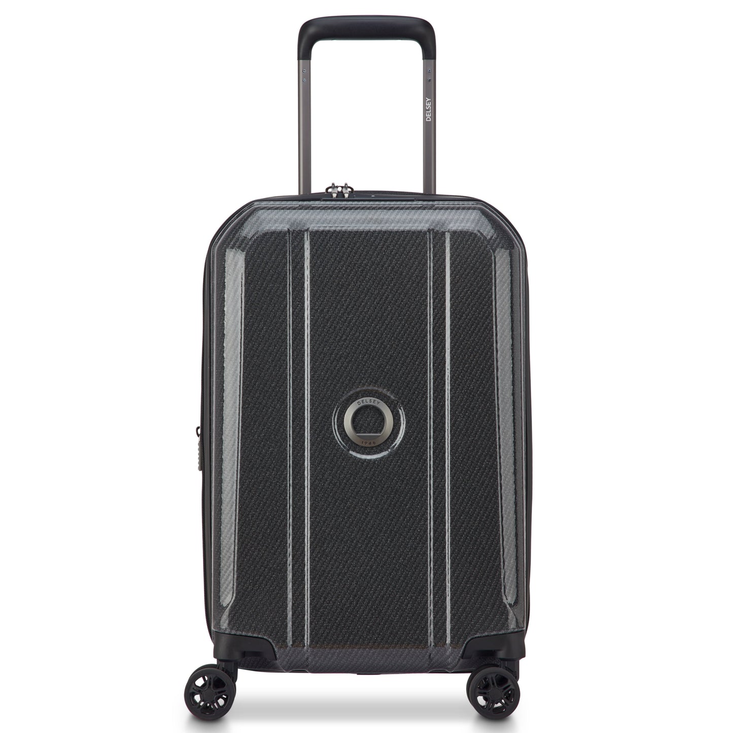 Delsey Helium Ultimate 55 cm 4-Wheel Expandable Carry-on Suitcase - Anthracite