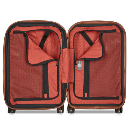Delsey Helium Ultimate 55 cm 4-Wheel Expandable Carry-on Suitcase - Silver
