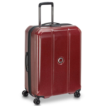 Delsey Helium Ultimate 70 cm 4-Wheel Expandable Suitcase - Burgundy
