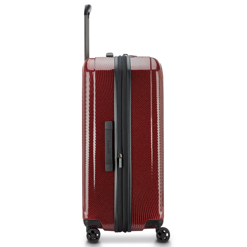 Delsey Helium Ultimate 70 cm 4-Wheel Expandable Suitcase - Burgundy