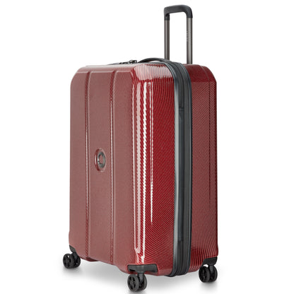 Delsey Helium Ultimate 70 cm 4-Wheel Expandable Suitcase - Burgundy