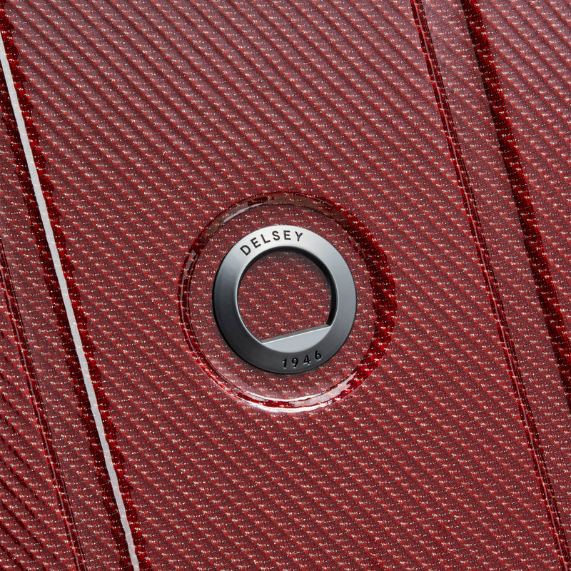 Delsey Helium Ultimate 70 cm 4-Wheel Expandable Suitcase - Burgundy