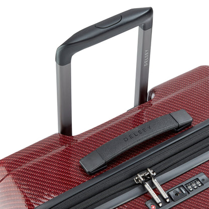 Delsey Helium Ultimate 70 cm 4-Wheel Expandable Suitcase - Burgundy
