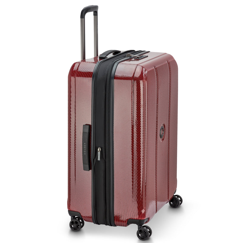 Delsey Helium Ultimate 70 cm 4-Wheel Expandable Suitcase - Burgundy