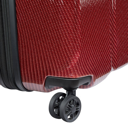 Delsey Helium Ultimate 70 cm 4-Wheel Expandable Suitcase - Burgundy