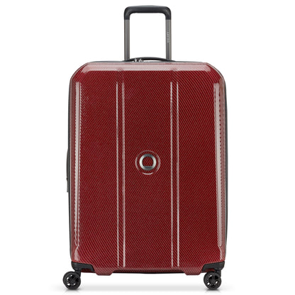 Delsey Helium Ultimate 70 cm 4-Wheel Expandable Suitcase - Burgundy
