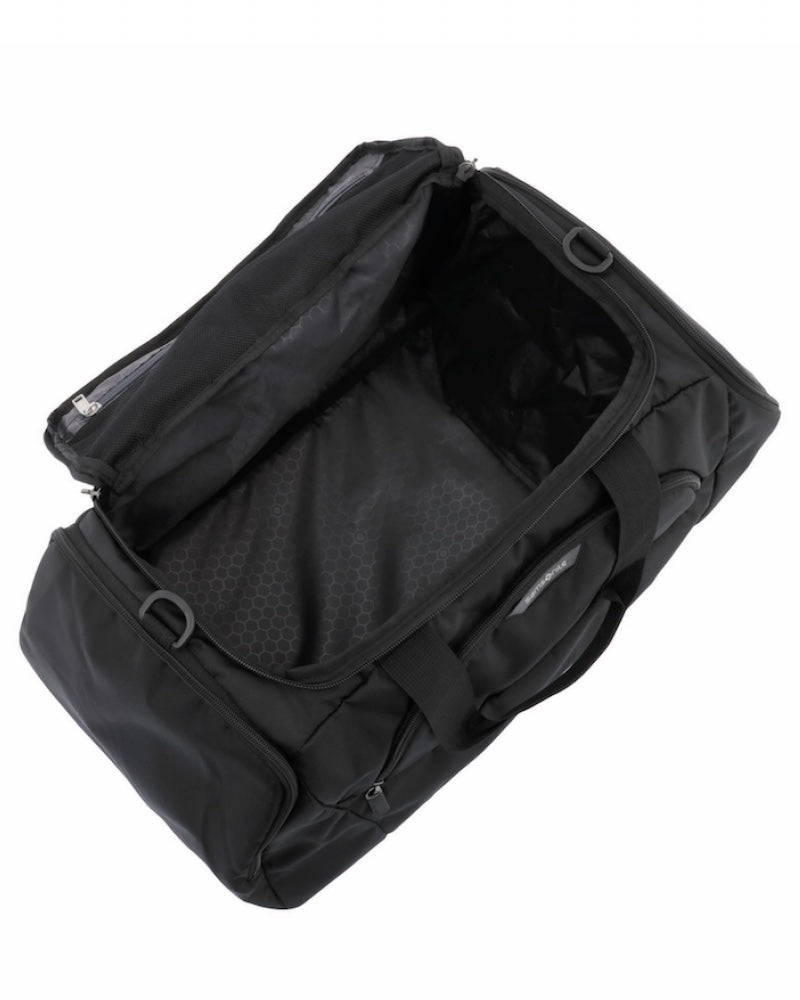 Spacious main compartment with zippered mesh pocket