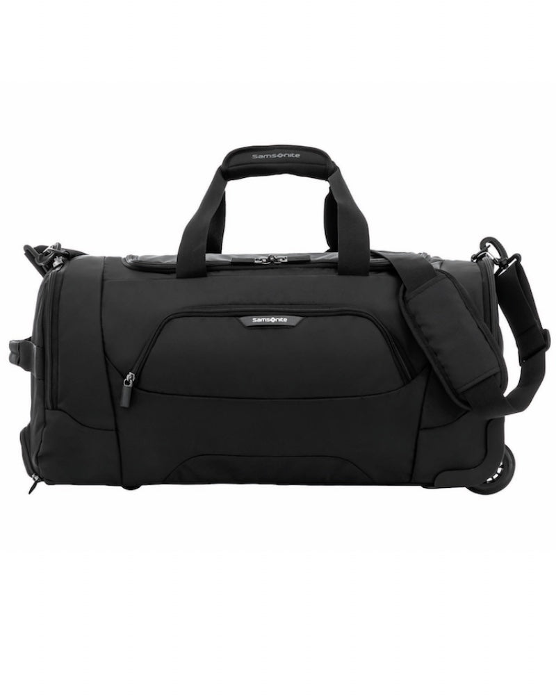 Samsonite Albi 55 cm Duffle on Wheels - Black / Grey