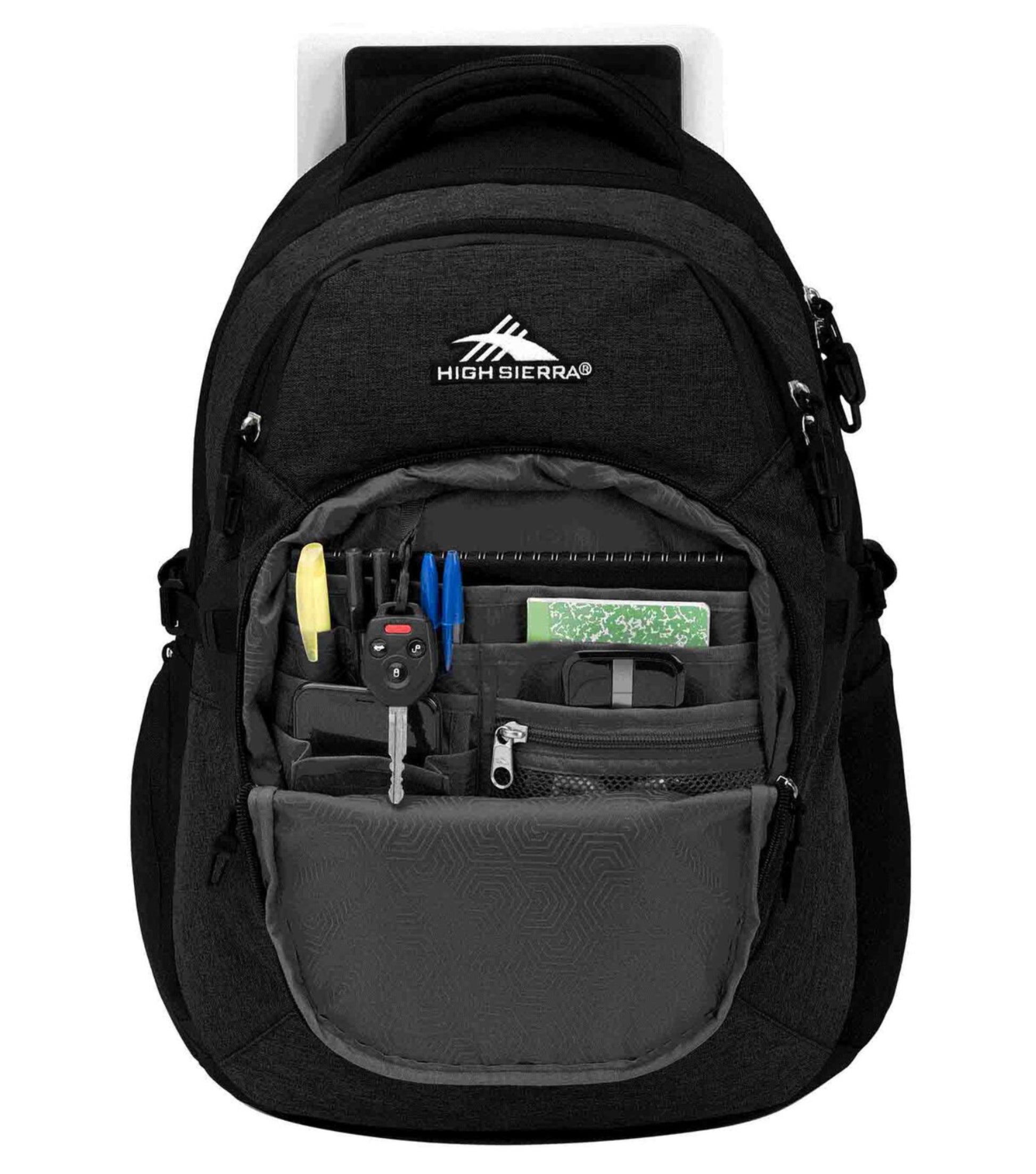 High Sierra Jarvis 15" Laptop Backpack - Deep Black