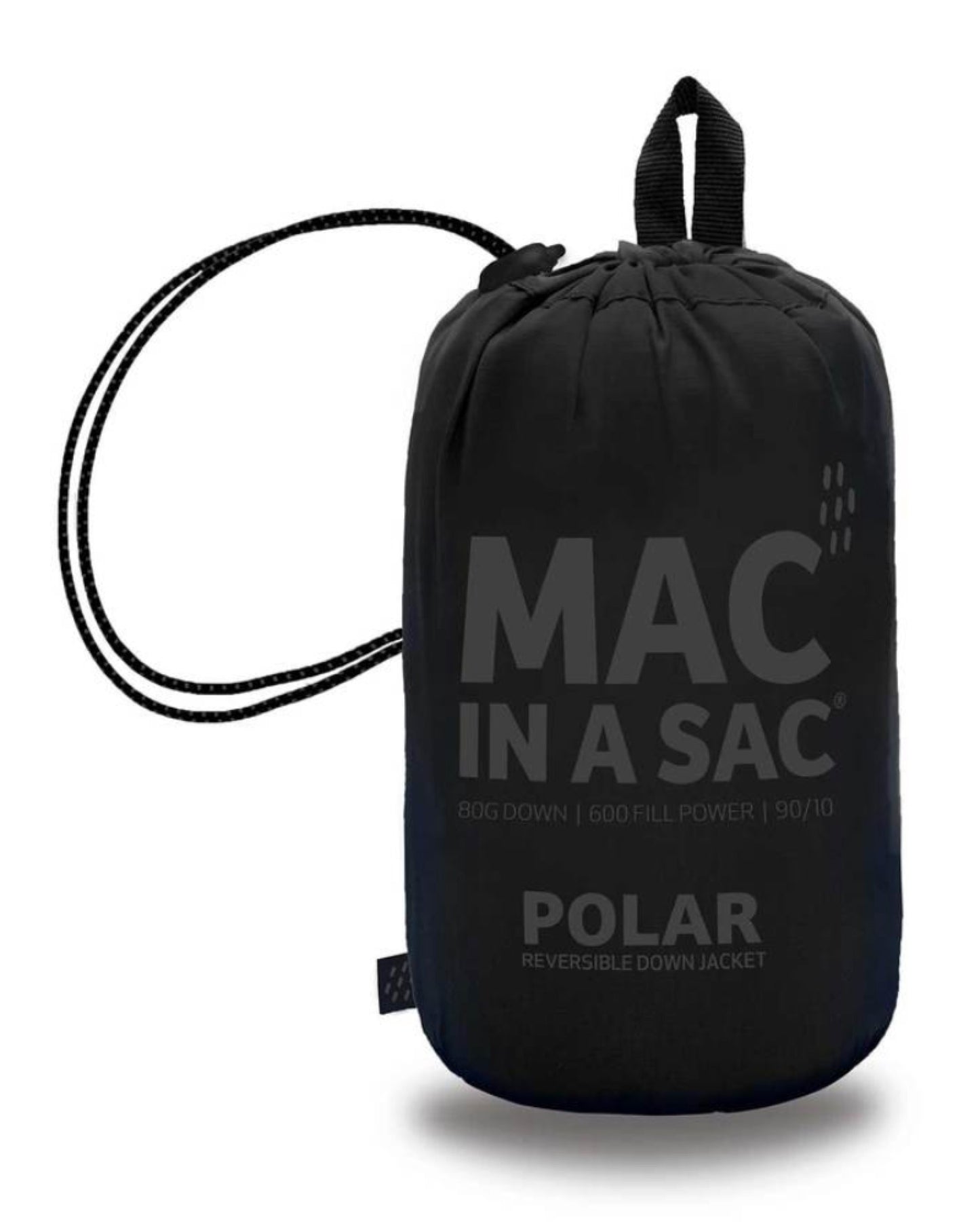 Mac in a Sac Polar - Mens Reversible Down Jacket - Small - Jet Black / Charcoal