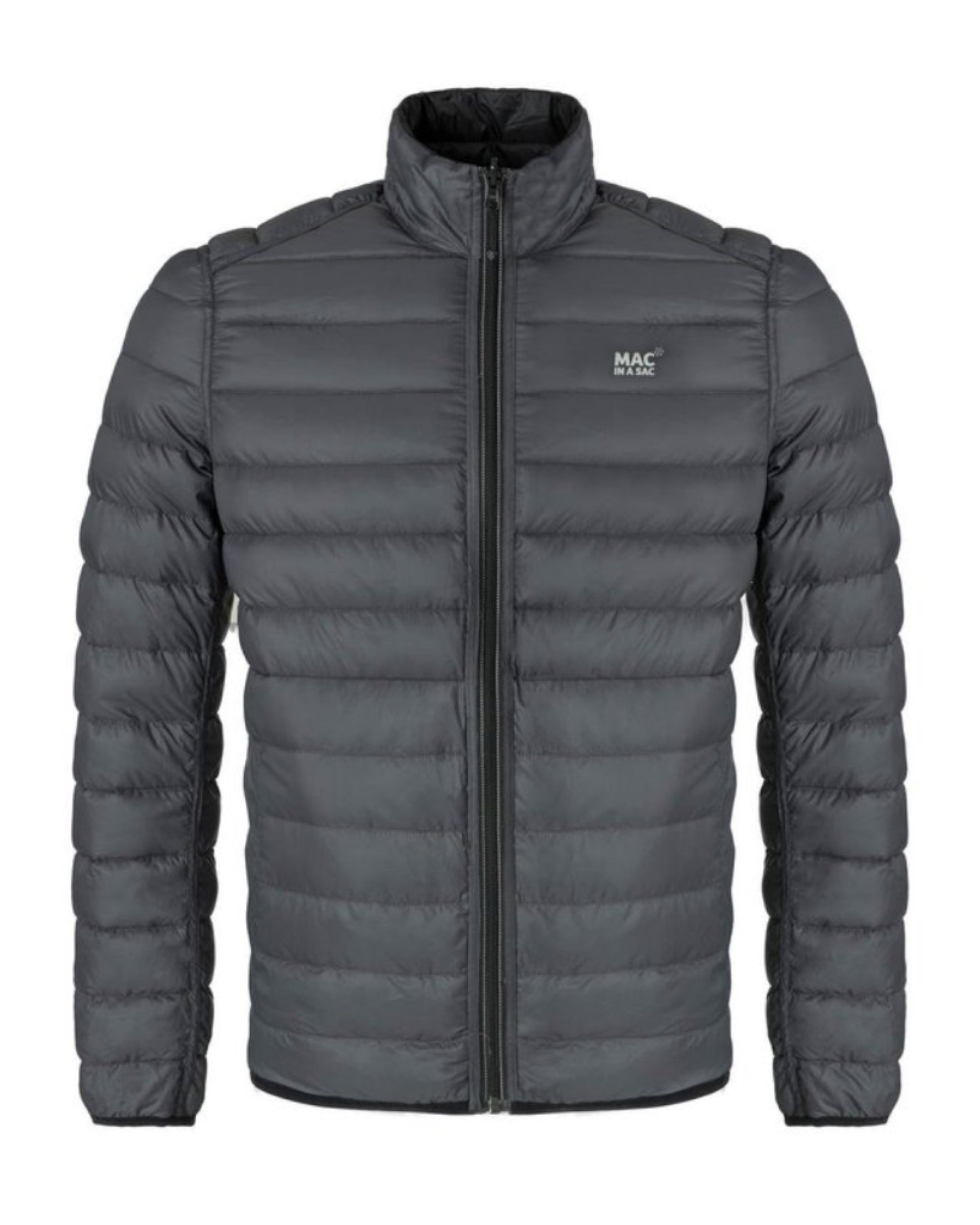 Mac in a Sac Polar - Mens Reversible Down Jacket - X-Small - Jet Black / Charcoal