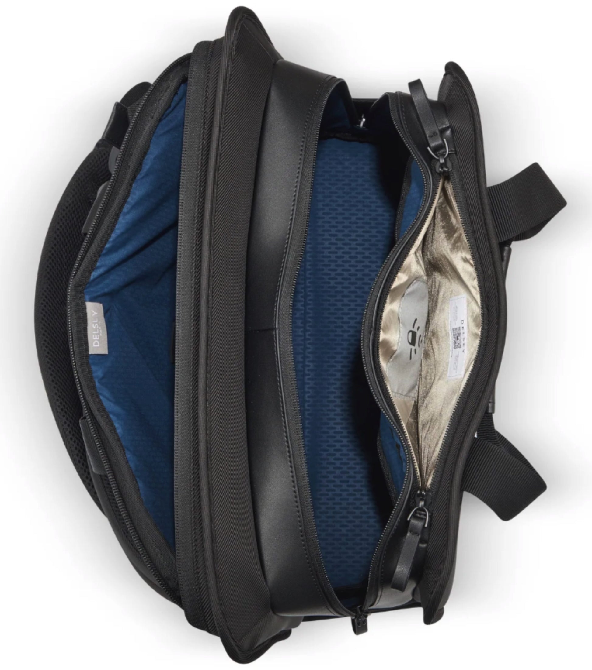 Two separate zipped compartments