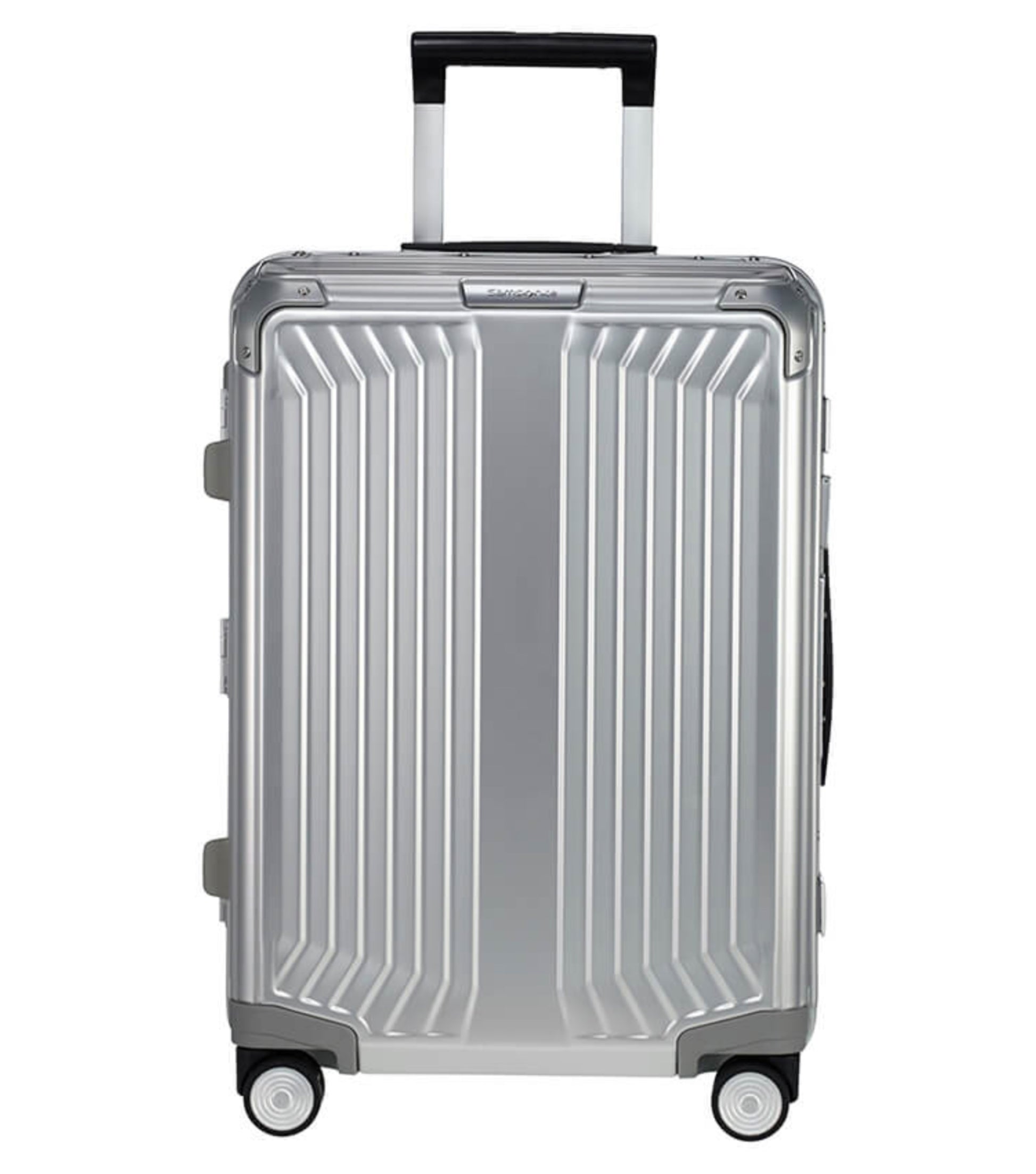 Samsonite Lite-Box ALU Anodised Aluminium 55 cm 4 Wheeled Spinner - Aluminium